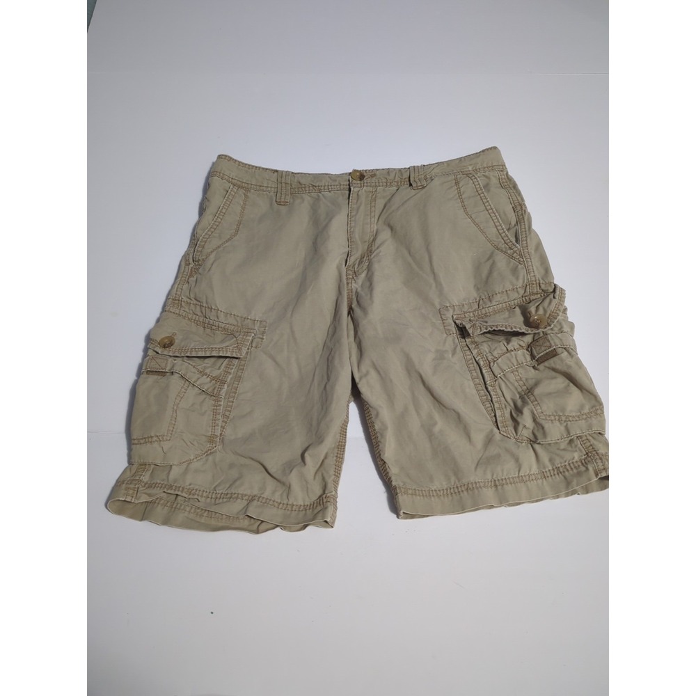 Union cargo shorts mens 33 Brown baggy Y2K streetwear gorpcore utility skater